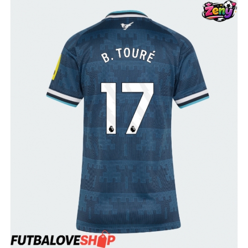 Dres Newcastle United Bazoumana Toure #17 Preč pre Ženy 2026-27 Krátky Rukáv